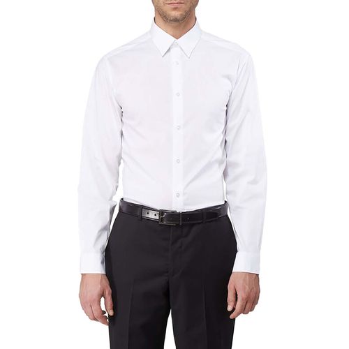 Camisa De Vestir Para Caballero Calvin Klein Blanco 17K4279-100