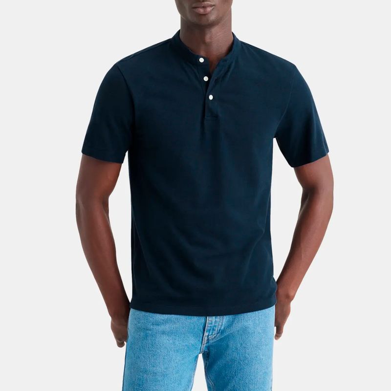 Playera Tipo Polo Para Caballero Dockers Azul A6926 0002