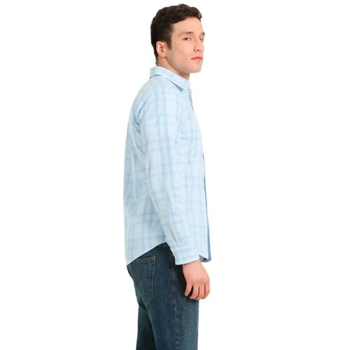 Camisa Casual Para Caballero Dockers Azul A4253-0037