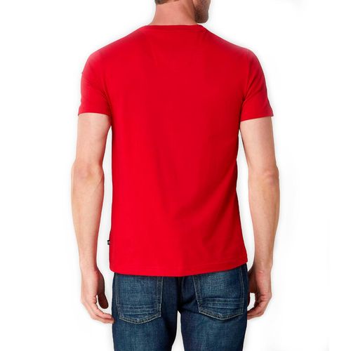 Playera Casual Para Caballero Nautica Rojo V7310-6NR