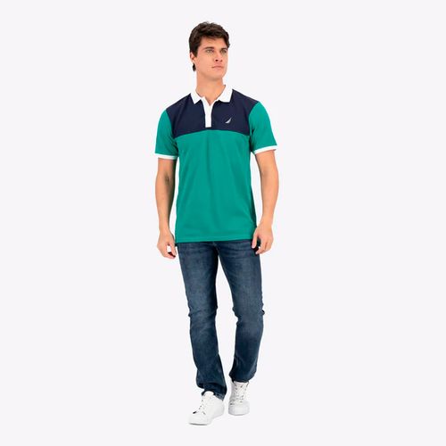 Playera Tipo Polo Para Caballero Nautica Multicolor N1H01091-503