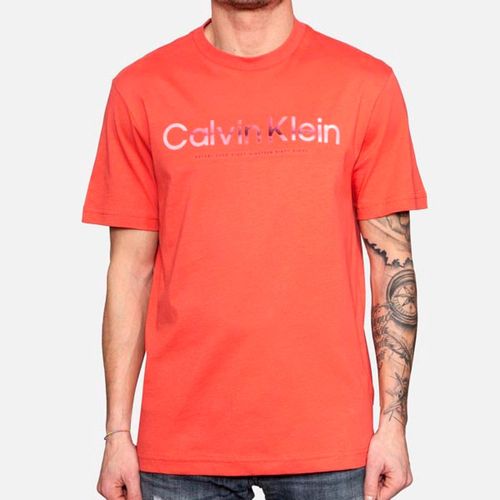 Playera Casual Para Caballero Calvin Klein Rojo K10K112497-XAE