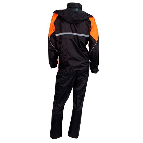 Impermeable para motociclista R7 Racing negro 7314-1094