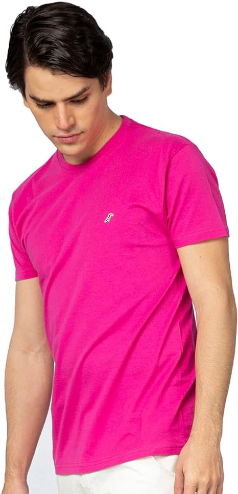 Playera Casual Para Caballero Tucane Fucsia AIR FUCSIA