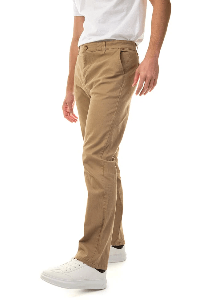 Pantalon Casual Para Caballero Tucane Kaki RELAX.FIT.PANTS La Marina va con tu estilo