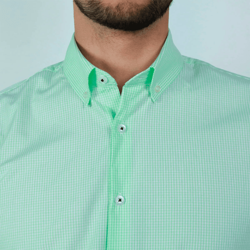 Camisa Casual Para Caballero Alberto Olguin Verde AOMC1368