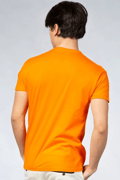 Playera Casual Para Caballero Tucane Naranja AIR NARANJA