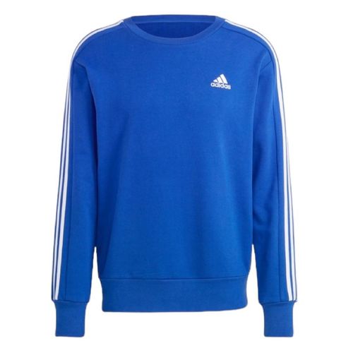 Sudadera para Caballero Adidas Essentials 3 Stripes Azul IC9320