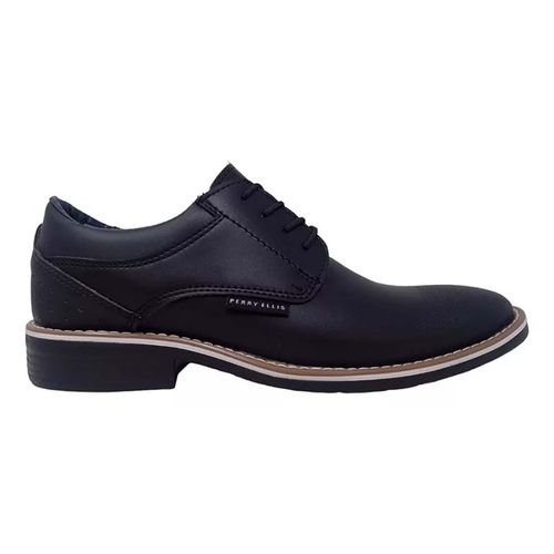 Zapato De Vestir Para Caballero Perry Ellis Negro 6052