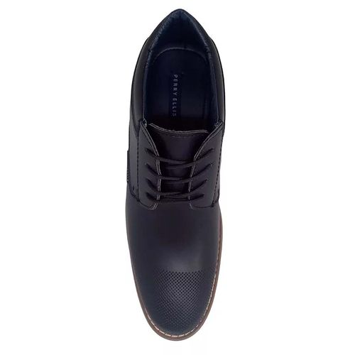 Zapato De Vestir Para Caballero Perry Ellis Negro 6052