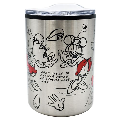 Termo de Acero Inoxidable 350 ml Minnie Regalos Siglo XXI Gris 2415-3497