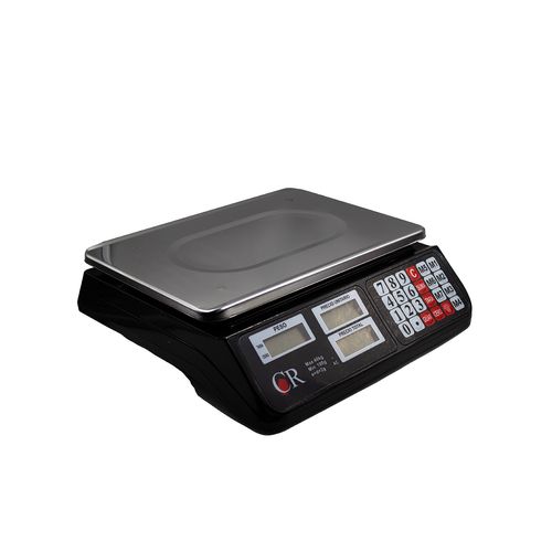 Báscula comercial CR 40kg/2g negra CR40
