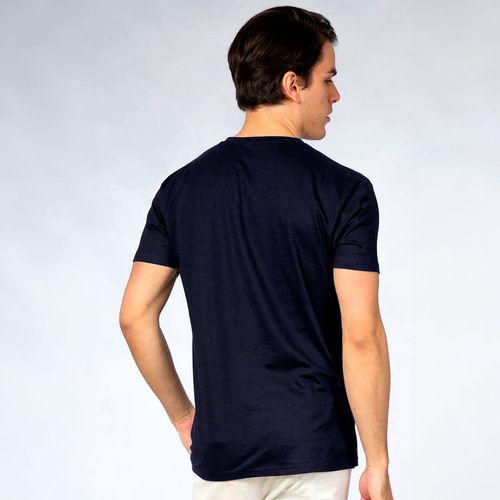 Playera Tucane azul para caballero AIR V NECK
