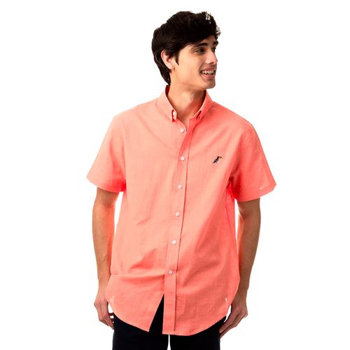 Camisa Casual Para Caballero Tucane Coral ALWAYS LINEN SH XCH