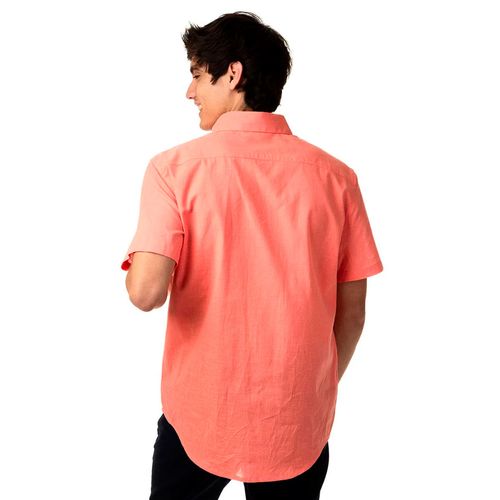 Camisa Casual Para Caballero Tucane Coral ALWAYS LINEN SH XCH