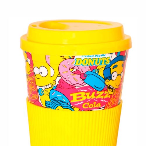 Termo para café de simpsons Regalos Siglo XXI amarillo 1669-891