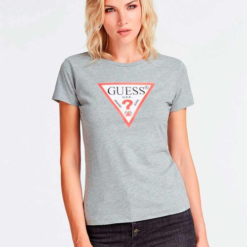 Playera Guess gris para dama W94I29K19U1-SHG