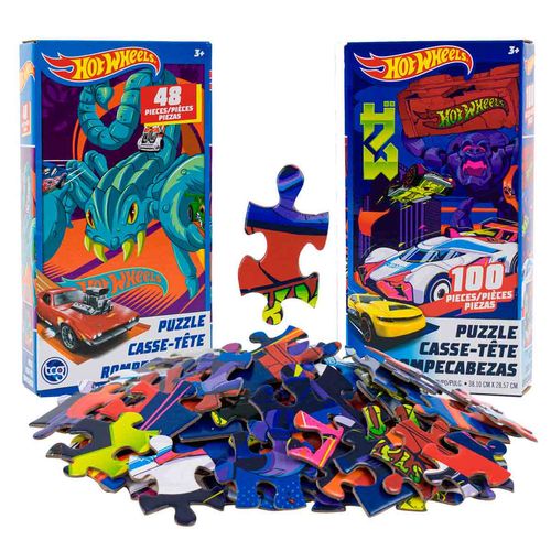 Rompecabezas Hot Wheels multicolor 43571