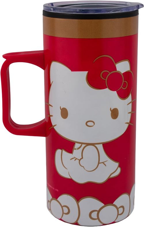 Termo doble pared hello kitty 50 aniversario 500 ml Regalos Siglo XXI rojo 2415-4330