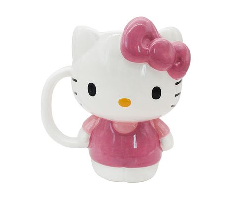 Tarro De Ceramica 3D Hello Kitty 591 ml Regalos Siglo XXI Rosa 1778-35