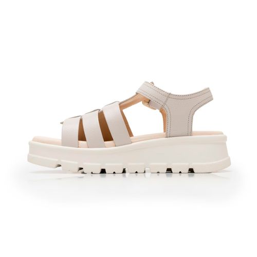 Sandalia Casual Para Dama Flexi Hueso 128503