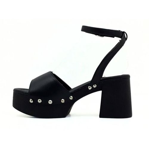 Sandalia Casual Para Dama Senties Negro 94-865
