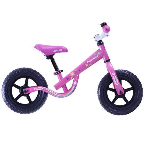 Bicicleta Benotto infantil piccolina R12 acero rosa