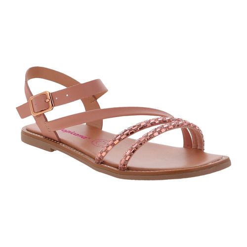 Sandalia Casual Para Niña Tropicana Beige TR390003ST