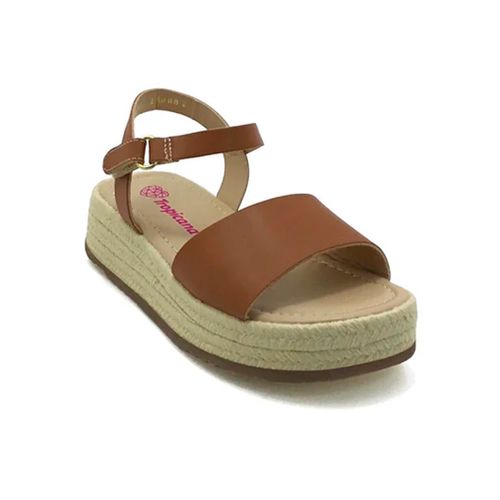 Sandalia casual para niña Tropicana café 260002