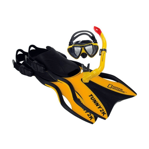 Snorkel buceo niños National geographic aletas, visor y snorkel 3335