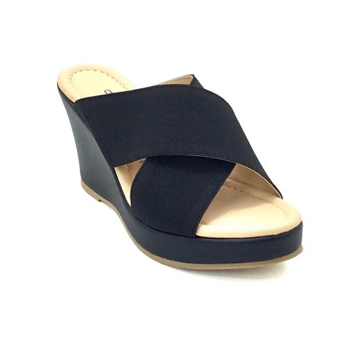 Sandalia Casual Para Dama Glynn Negro 4302