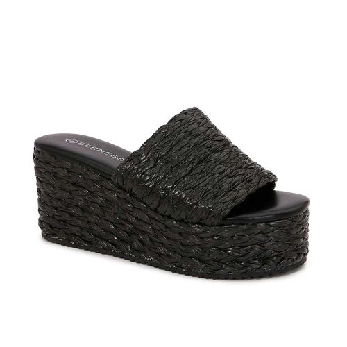 Sandalia Casual Para Dama Berness Negro AMBER