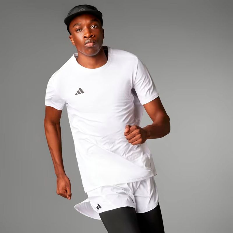 Playera adidas blanca on sale