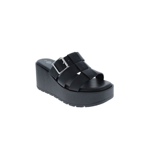 Sandalia Casual Para Dama Furor Negro 26126C/N