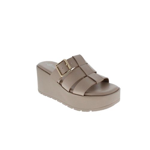 Sandalia Casual Para Dama Furor Beige 26127C/N