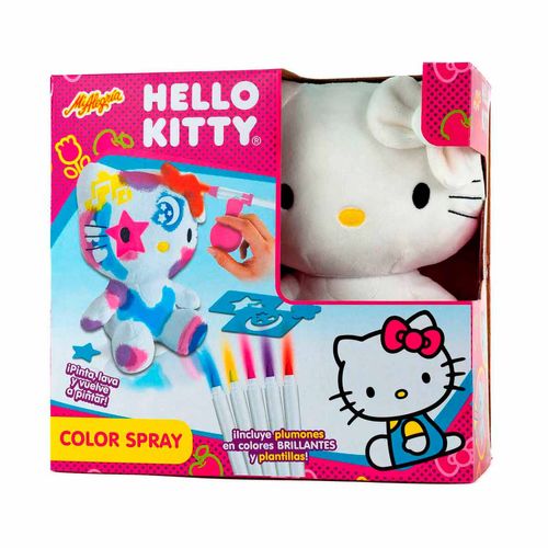 Peluche Pintable Para Niña Hello Kitty Multicolor 2301