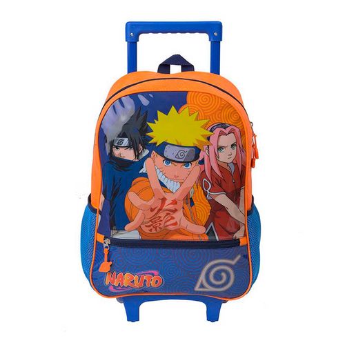 Mochila de ruedas para niño Naruto Shippuden multicolor ntc001-bp081t