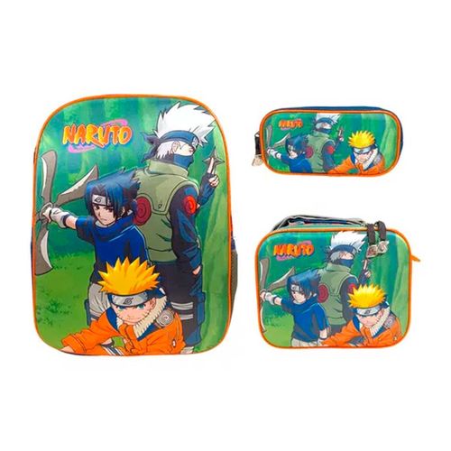 Kit Escolar Para Niño Naruto Shippuden Multicolor NTC022-SE006A