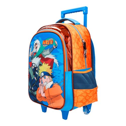 Mochila De Ruedas Para Niño Naruto Shippuden Multicolor NTC028-BP141T