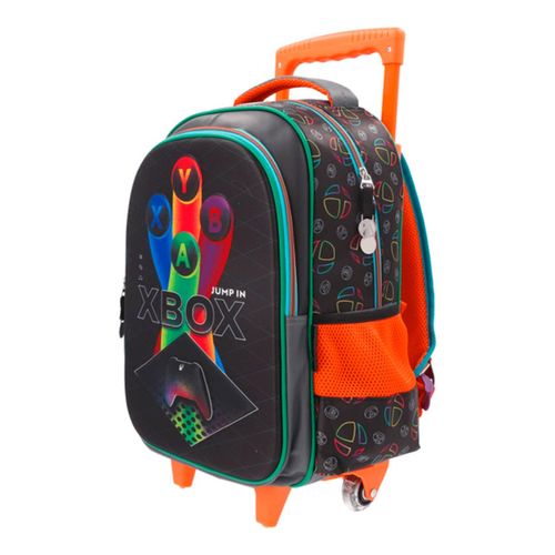 Mochila de ruedas para niño Xbox negro xbx011-bp141t