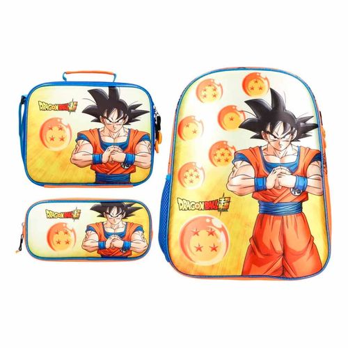 Mochila para niño Dragon Ball multicolor dbs108-se006a