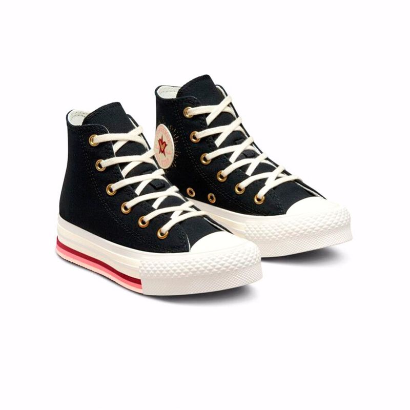 Converse doradas con negro best sale