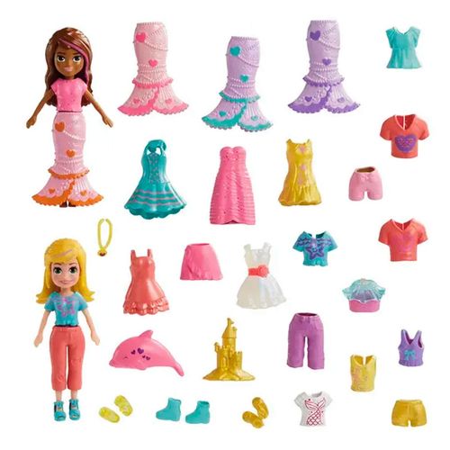 Set De Muñecas Polly Pocket Multicolor HNF51