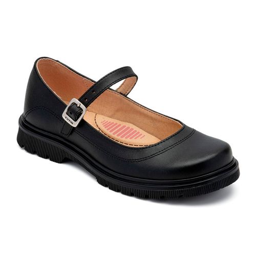 Zapato Escolar Para Niña Yuyin Negro 24380