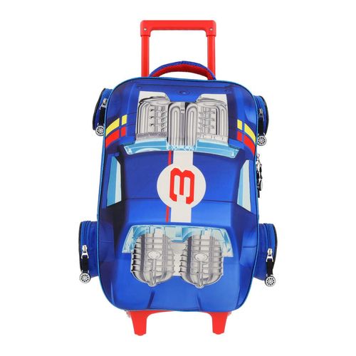 Mochila De Ruedas Para Niño Hot Wheels Multicolor HWS014-BP334T