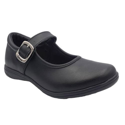 Zapato Escolar Para Niña Jakuna Negro 23353