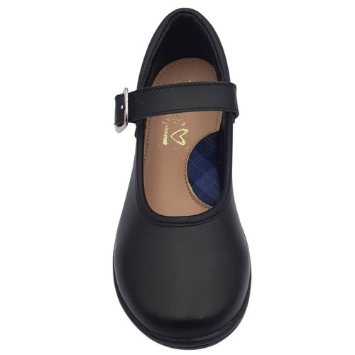 Zapato Escolar Para Niña Jakuna Negro 23353