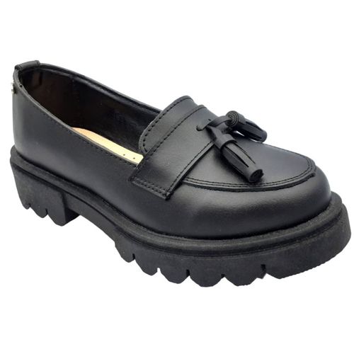 Zapato Escolar Para Niña Jakuna Negro 242060