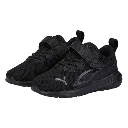 Tenis Deportivo Para Niño Puma Negro 387388 06