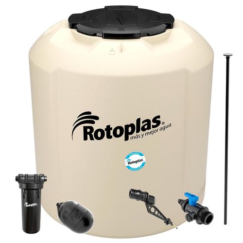 Tinaco de 2000 litros Rotoplas beige 500474